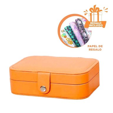 JOYERO RYBIU BE32209 IDEAL ORDENAR Y PAPEL REGALO NARANJA