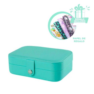 JOYERO RYBIU BE32212 FUNCIONAL Y PAPEL REGALO VERDE AGUA