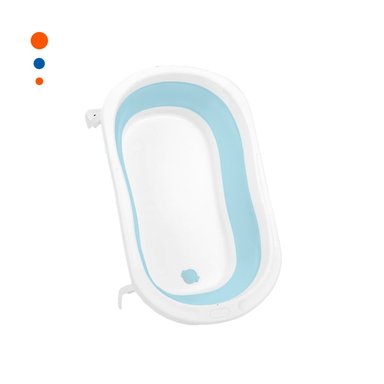 BAÑERA RYBIU HO29549 PLEGABLE + PAPEL REGALO BEBE CELESTE