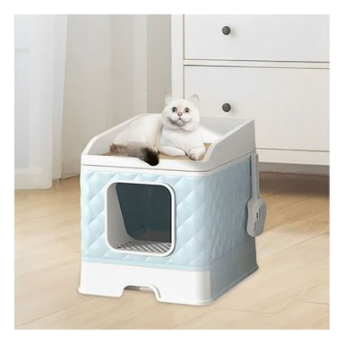 ARENERO GATO RYBIU MA29057 BASE MOVIL Y PALA COLADORA CELESTE + PAPEL REGALO - 5