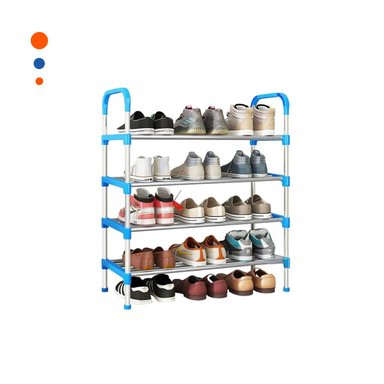 ZAPATERA RYBIU HO29604 CELESTE AHORRADORA ESPACIO 4 N ELESTE + PAPEL REGALO