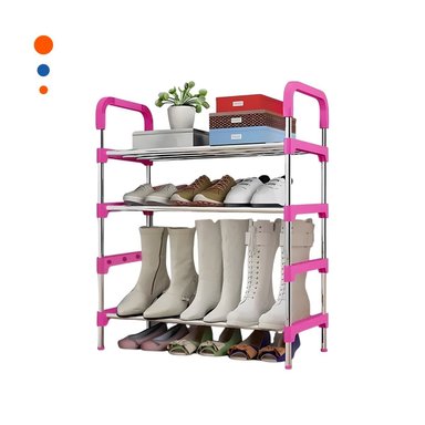 ZAPATERA RYBIU HO29605 ROSADO AHORRADORA ESPACIO 4 N + PAPEL REGALO