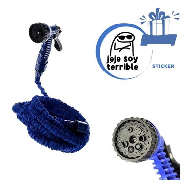 MANGUERA RYBIU HO29903 BOQUILLA AZUL 60 M + REGALO STICKERS