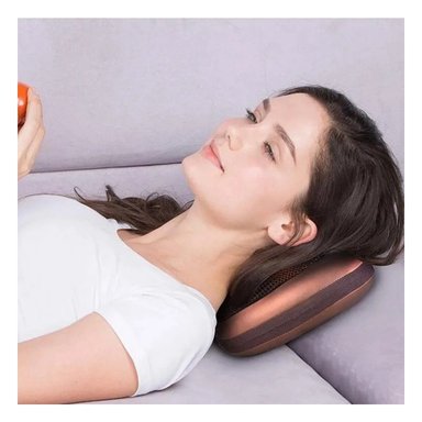 ALMOHADA RYBIU HO30720 INTELIGENTE CUELLO Y HOMBROS MARRÓN 31 X 10 CM - 2