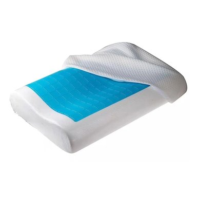 ALMOHADA RYBIU HO30722 CÓMODA GEL CELESTE + STICKERS 50 X 30 CM - 3