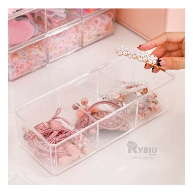 ORGANIZADOR RYBIU 8055 TRANSPARENTE CAJA 9 DIVISIONES + REGALO AGENDITA