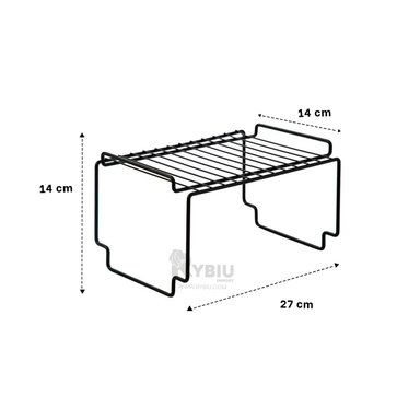 ESTANTE RYBIU HO29704 NEGRO IDEAL COCINA + REGALO AGENDITA - 5