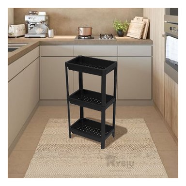 ESTANTE RYBIU HO29700 NEGRO MULTIFUNCIONAL PLASTICO + REGALO AGENDITA