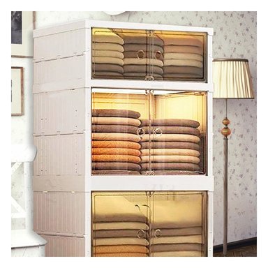 ESTANTE RYBIU YP070147 BLANCO PLEGABLE 3 NIVELES CON PUERTAS