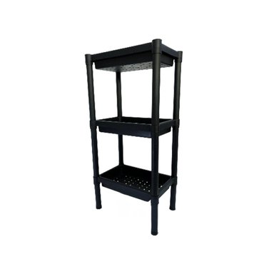 ESTANTE RYBIU HO29700 NEGRO ALMACENAMIENTO 3 NIVELES + PAPEL REGALO