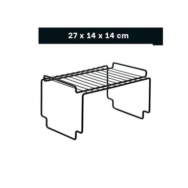 ESTANTE RYBIU HO29704 NEGRO RESISTENTE AL OXIDO + PAPEL REGALO - 4