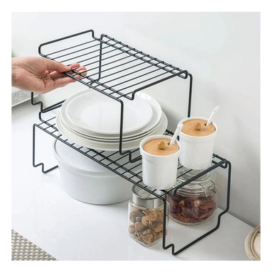 ESTANTE RYBIU HO29704 NEGRO RESISTENTE AL OXIDO + PAPEL REGALO - 5