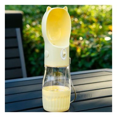 DISPENSADOR AGUA GATO MA29120 FORMA TONO AMARILLO RYBIU