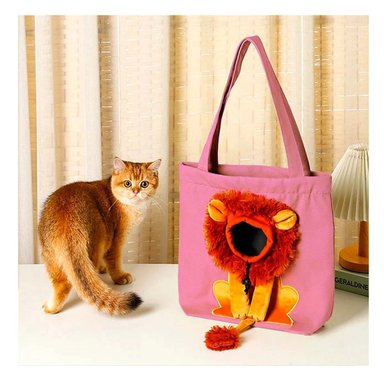 MOCHILA MODERNA LEON ROSADO CON MATERIAL RESISTENTE PARA SALIDAS Y PASEOS - 2