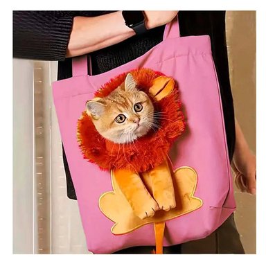 CARTERA GATO MA29121 PASEO MASCOTA TONO ROSADO Y PAPEL REGALO RYBIU - 2