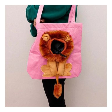 CARTERA GATO MA29121 PASEO MASCOTA TONO ROSADO Y PAPEL REGALO RYBIU - 5