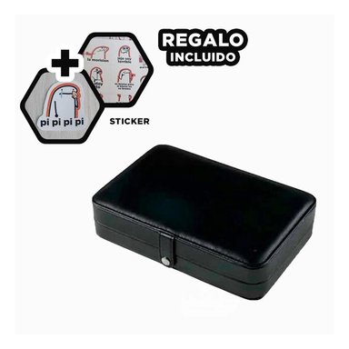 SET JOYERO RYBIU BE32245 CUERO NEGRO CLASIFICADOR + REGALO STICKERS