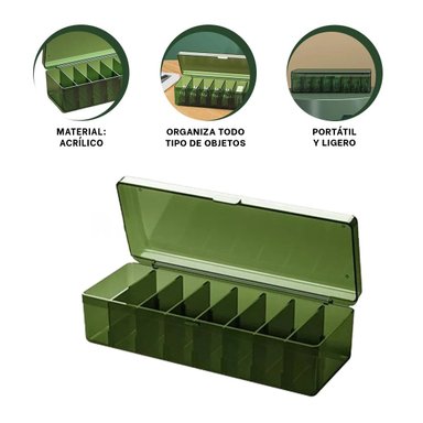 CAJA RYBIU HO29735 VERDE VERSATIL MULTIUSO + PAPEL REGALO