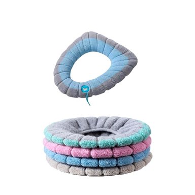 SET CUBRE INODOROS RYBIU HO29780 MULTICOLOR CUBIERTA FELPUDA + PAPEL REGALO