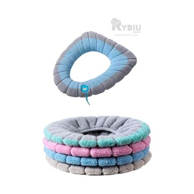 SET CUBRE INODOROS RYBIU HO29780 MULTICOLOR CUBIERTA PELUCHE + REGALO AGENDITA - 3