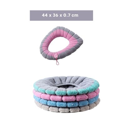 SET CUBRE INODOROS RYBIU HO29780 MULTICOLOR CUBIERTA PELUCHE + REGALO AGENDITA - 5