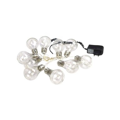 SET GUIRNALDA RYBIU HO30752 TRANSPARENTE DECORATIVA VINTAGE + PAPEL REGALO - 1