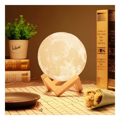 DIFUSOR RYBIU HO30753 TRANSPARENTE HUMIDIFICADOR RECARGABLE FORMA LUNA + REGALO STICKERS - 5