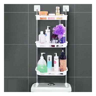 BALDAS 3 NIVELES METAL Y PLASTICO PARA ORGANIZAR CREMAS Y PERFUMES