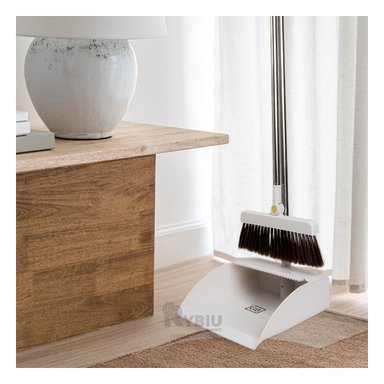 SET LIMPIEZA RYBIU HO30847 ESCOBA MULTIFUNCIONAL BLANCO Y + STICKERS