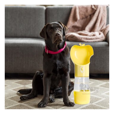 DISPENSADOR AGUA PERRO MA29113 COLOR AMARILLO Y AGENDITA RYBIU