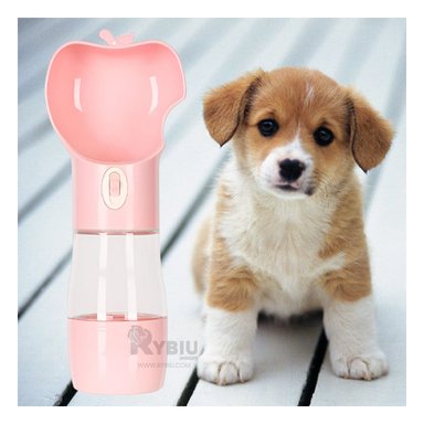 DISPENSADOR AGUA PERRO MA29112 DISPENSADOR AGUA COLOR ROSADO Y AGENDITA RYBIU