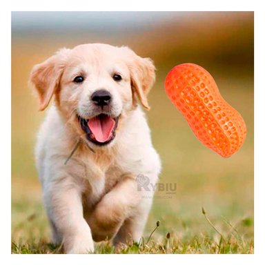 JUGUETE PERRO MA29076 RYBIU DIVERTIDO NARANJA Y PAPEL REGALO