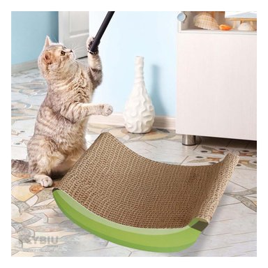 RASCADOR GATO MA29060 CON DISEÑO DE PLÁTANO RYBIU