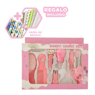 SET RYBIU RECIEN NACIDO ROSADO + PAPEL REGALO
