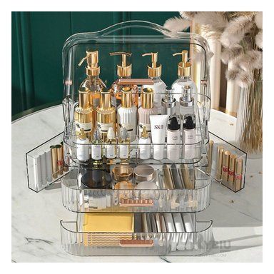 ORGANIZADOR RYBIU BE32226 VERDE TRANSPARENTE ESTUCHE DAMAS + AGENDITA