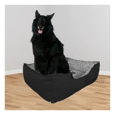 CAMA PERROS MA31045 RYBIU PET EN TONO NEGRO TALLA XL + STICKERS