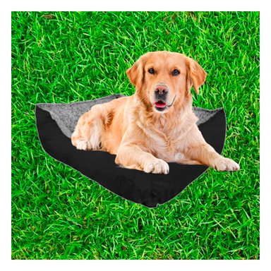 CAMA PERROS MA31045 RYBIU TONO NEGRO EN TALLA XL + AGENDITA