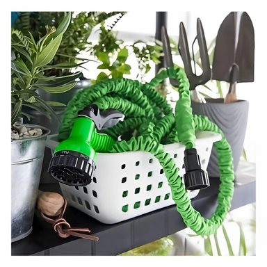 MANGUERA RYBIU HO30772 FLEXIBLE RIEGO VERDE 45 M