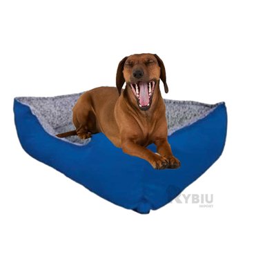 CAMA PERROS MA31042 RYBIU COLOR AZUL EN TALLA XL + PAPEL DE REGALO