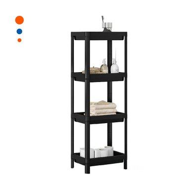 ESTANTE RYBIU HO29698 NEGRO ALMACENAMIENTO 4 NIVELES + PAPEL REGALO