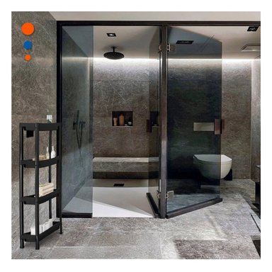 ESTANTE RYBIU HO29698 NEGRO PLEGABLE PLASTICO CON 4 NIVELES EN