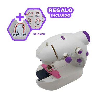 MAQUINA DE COSER RYBIU HO30773 MECANICA LIGERA EN MULTICOLOR + REGALO STICKERS
