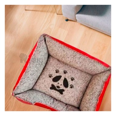 CAMA PERROS MA31050 RYBIU TONO ROJO EN TALLA XXL + AGENDITA