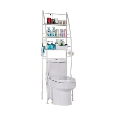 ESTANTE RYBIU HO30745 BLANCO MULTIUSOS CON DISEÑO CURVO + REGALO STICKERS - 3