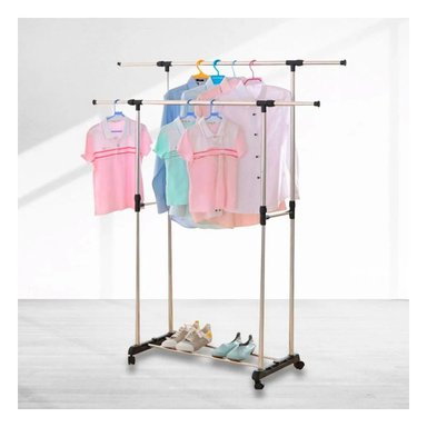 COLGADOR RYBIU HO30744 PLATA ORGANIZADOR ROPA