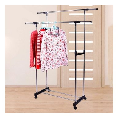 COLGADOR RYBIU HO30744 PLATA ORGANIZADOR ROPA - 2
