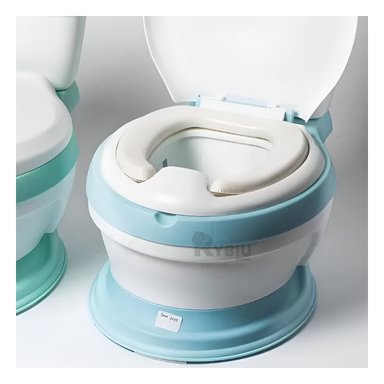 INODORO RYBIU HO30756 CON ASIENTO ACOLCHADO + AGENDITA CELESTE