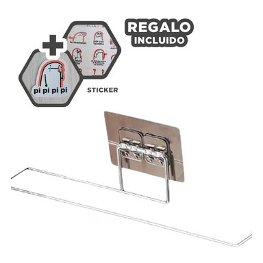 SOPORTE INDIVIDUAL DE PAPEL TOALLA PRACTICO PARA ESPACIOS PEQUENOS HOGAR Y+REGALO STICKER