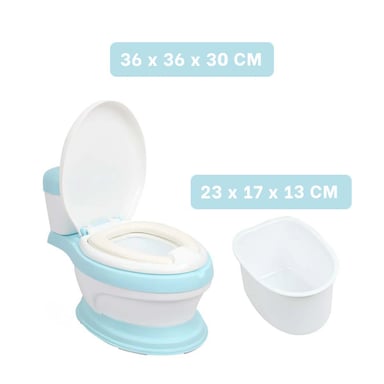 INODORO RYBIU HO30756 MODERNO NIÑOS + STICKERS CELESTE - 4