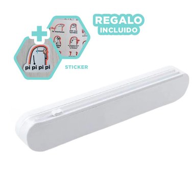 DISPENSADOR PAPEL RYBIU HO30774 BLANCO MAQUINA PORTATIL COMPACTA + REGALO STICKERS